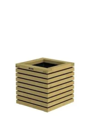 Beperkte Voorraad Hillhout bloembak Elan 50 Excellent geïmpregneerd 50 x 50 x 50 cm