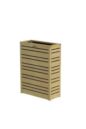 Bestel Nu Hillhout bloembak Flux 70 x 30 x 90 cm geïmpregneerd