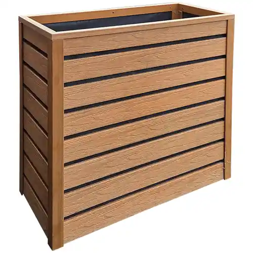NewTechWood composiet plantenbak Teak 80 x 85 x 38 cm Beperkte Voorraad