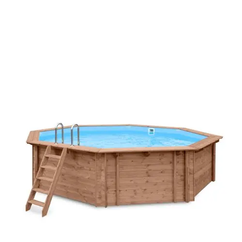 Speciale Aanbieding Luxe houten zwembad Kokoma Beach 560 x 517 x 129 cm