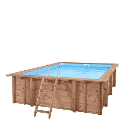 Luxe houten zwembad Playa Lagun 600 x 419 x 131 cm Nu Kopen