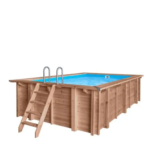 Lage Kosten Luxe houten zwembad Santa Cruz 502 x 322 x 124 cm