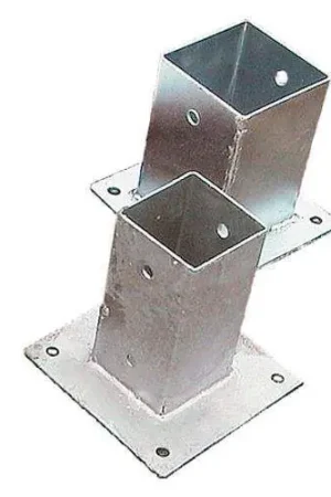 Gegalvaniseerde paalhouder 12,1 x 12,1 cm Beste Prijs