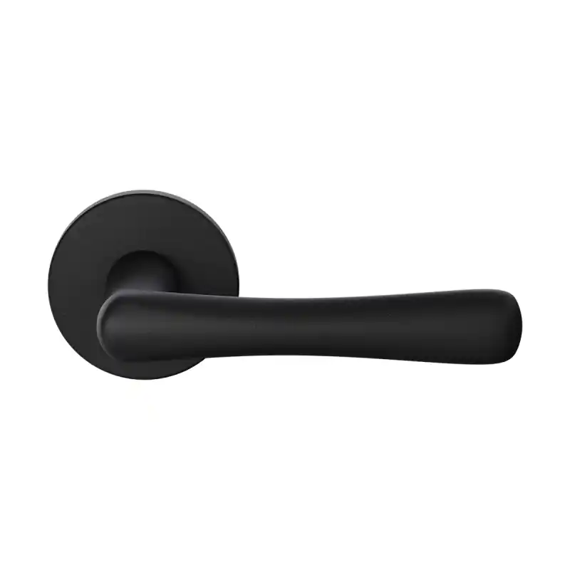 GPF1312.61 Pake deurkruk op rozet 50x6mm zwart Flitsaanbieding