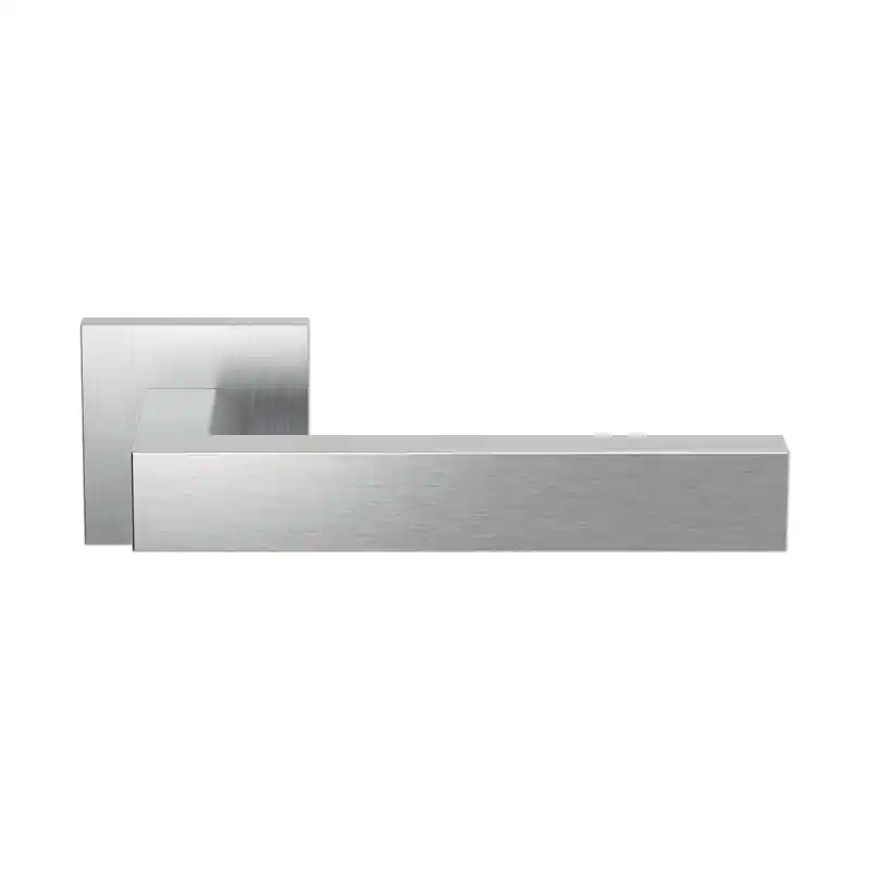 GPF1304.09.02 Tapu deurkruk op vierkante rozet RVS, 50x8mm Merkproduct
