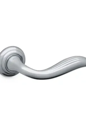 981 Plissé deurkruk op rozet, chrome Merkproduct