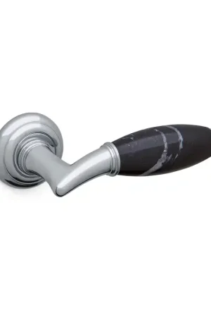 Actieprijs 8001 Paros deurkruk op rozet, chrome
