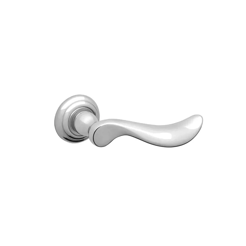 1211 Norma deurkruk op rozet, chrome Weekendaanbieding