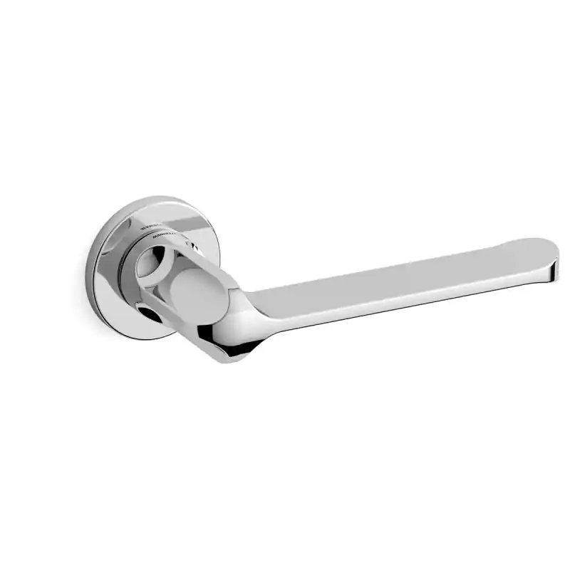 Exclusieve Aanbieding 1921 MM80 deurkruk op rozet, chrome