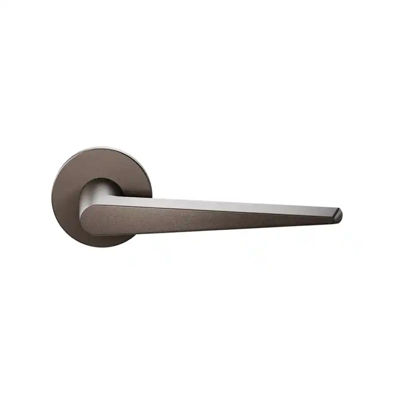 Lage Prijs GPF2060.A1.00 Piko deurkruk op ronde rozet Dark blend, 50x8mm