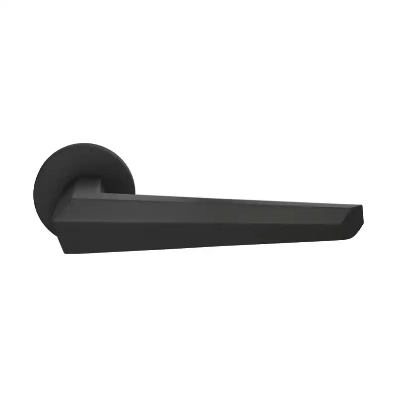 GPF3112.61.00 Rua deurkruk op ronde rozet zwart, 50x8mm Goedkoop