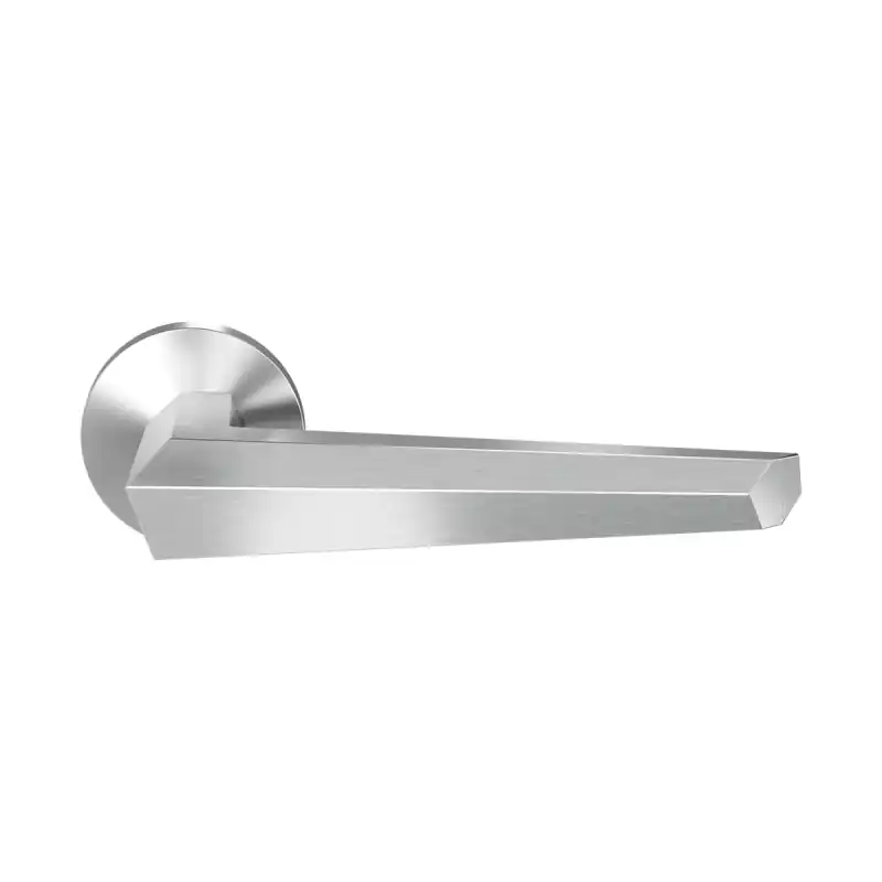 Veilige Betaling GPF3112.09.00 Rua deurkruk op ronde rozet RVS, 50x8mm