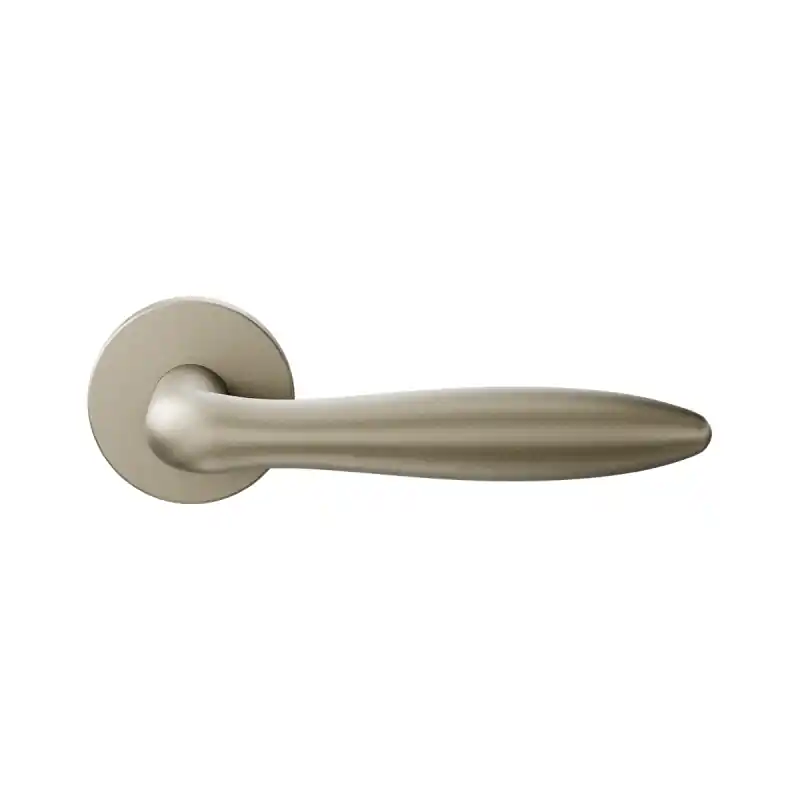 Seizoensaanbieding GPF1314.A4.00 Rangi deurkruk op ronde rozet Champagne blend, 50x8mm
