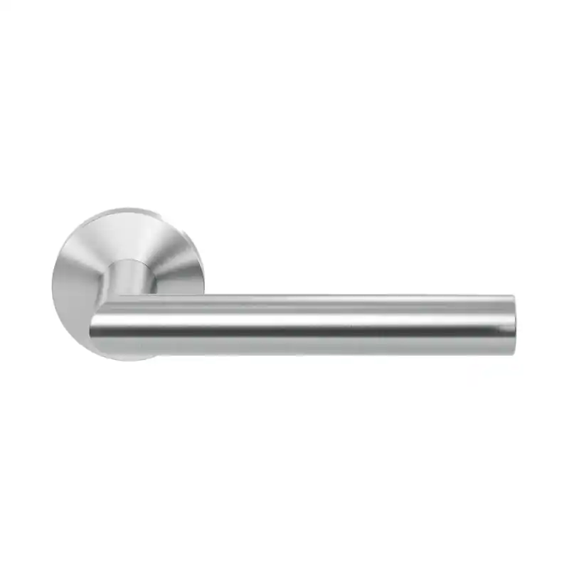 GPF1015.00 Toi deurkruk op ronde rozet RVS, 50x8mm Alleen Vandaag