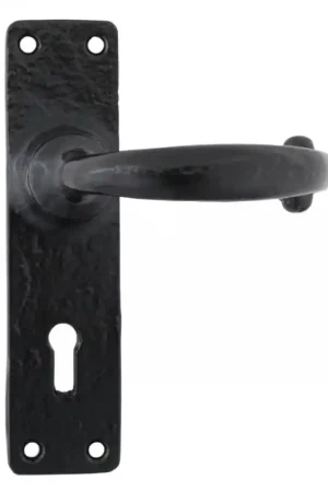 Wardlo deurkruk op schild 152x38mm BB57 smeedijzer zwart Nu Kopen