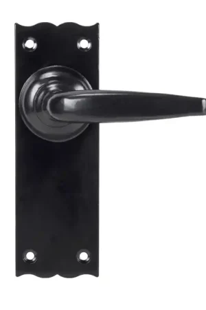 Wardlo deurkruk op schild 152x50mm Blind smeedijzer zwart Bestel Nu