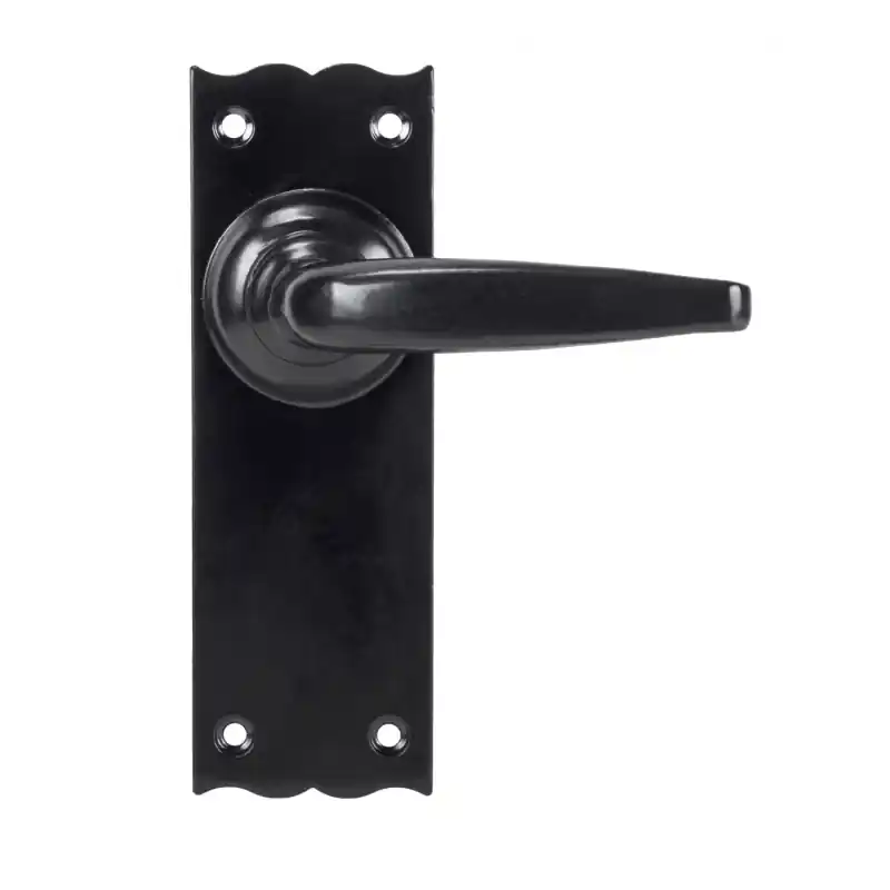 Wardlo deurkruk op schild 152x50mm Blind smeedijzer zwart Bestel Nu