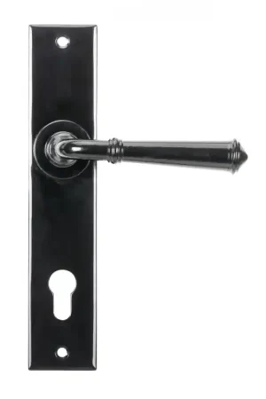 Wardlo deurkruk op schild 241x48mm PC92 smeedijzer zwart Koop Online