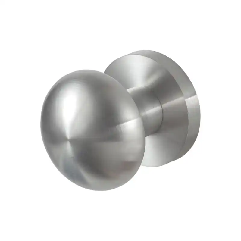 Koop Vandaag GPF9959.09-00 RVS geborsteld paddenstoel knop 52mm met rond rozet
