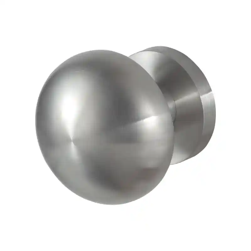 GPF9957.09-00 RVS geborsteld paddenstoel knop 65mm met rond rozet Koop Online