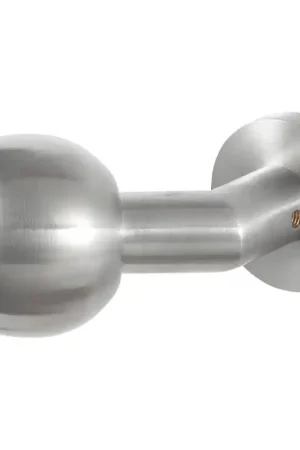 GPF9953.09-00 RVS mat verkropte kogelknop 55mm met ronde rozet Meest Verkocht