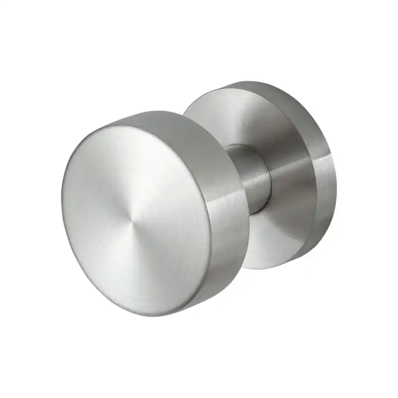GPF9852.09-00 RVS mat vlakke knop S5 52x16mm met wisselstift op ronde rozet Beste Prijs