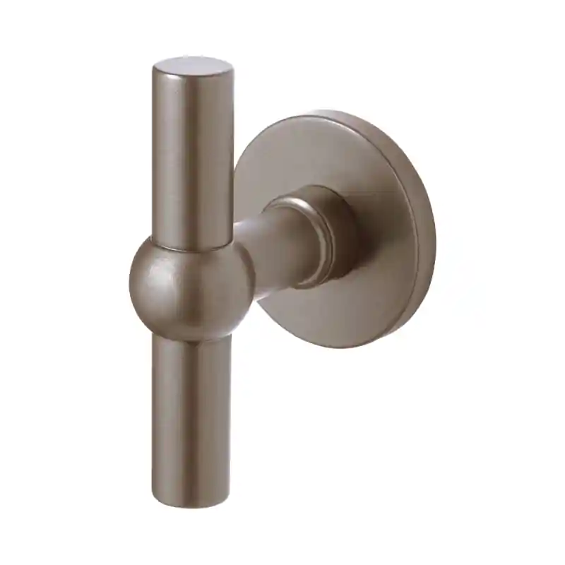 Nu Kopen GPF3045.A3 Mocca blend kruiskruk Hipi op ronde rozet vast incl. knopvastzetter