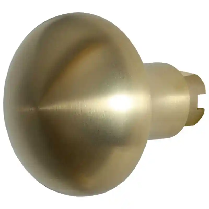 Must-Have GPF9859.P4 Paddenstoel knop S5 52mm PVD mat messing