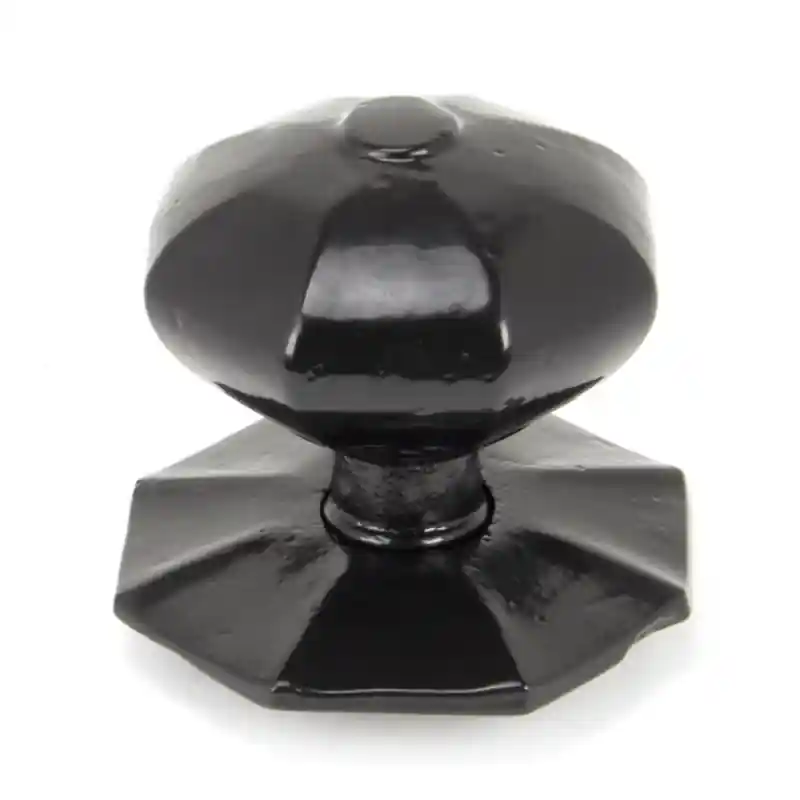 Merkproduct Wardlo deurknop binnenknop 82mm/ rozet 95mm smeedijzer zwart