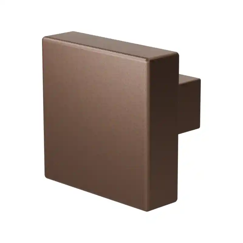 Uitverkoop GPF9948.A2 Bronze blend vierkante knop 53x53x16mm