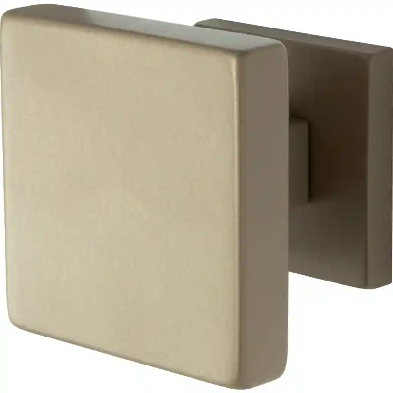 Superprijs GPF9825.A4 Vierkante voordeurknop op rozet Champagne blend 70x70 mm