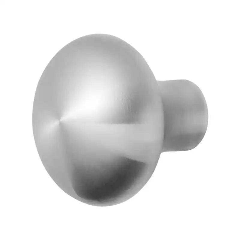 Finale Uitverkoop GPF9959.09 Paddenstoel knop RVS geborsteld 52mm