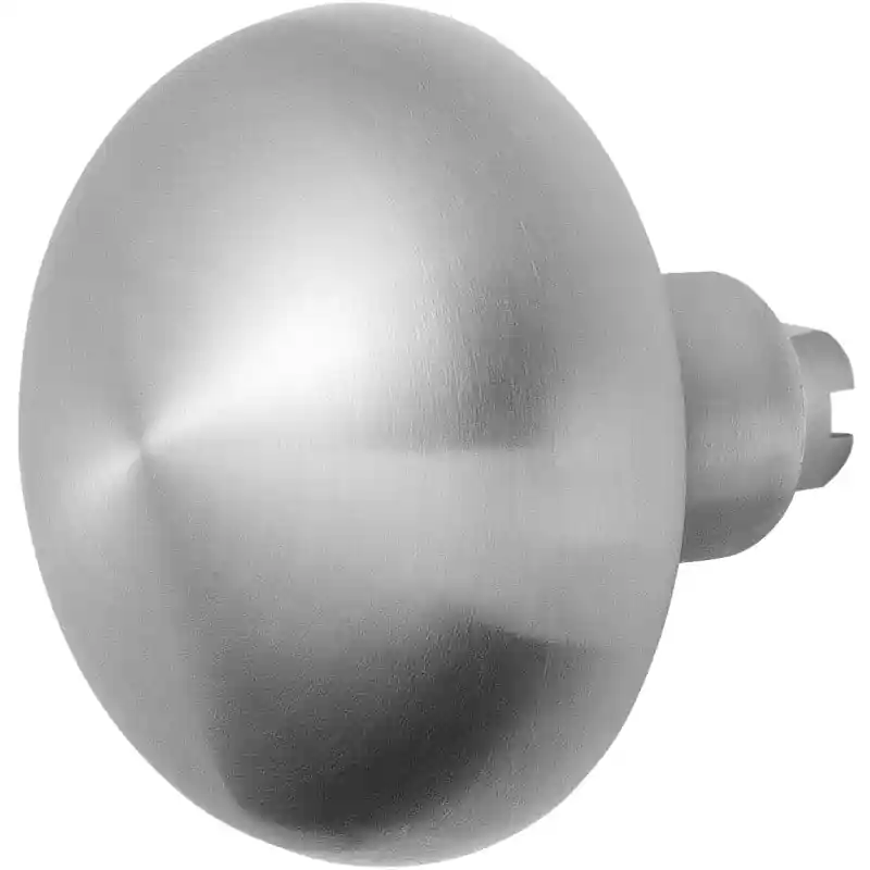 Betaalbaar GPF9857.09 Paddenstoel knop veiligheidsschilden vast RVS geborsteld 65mm