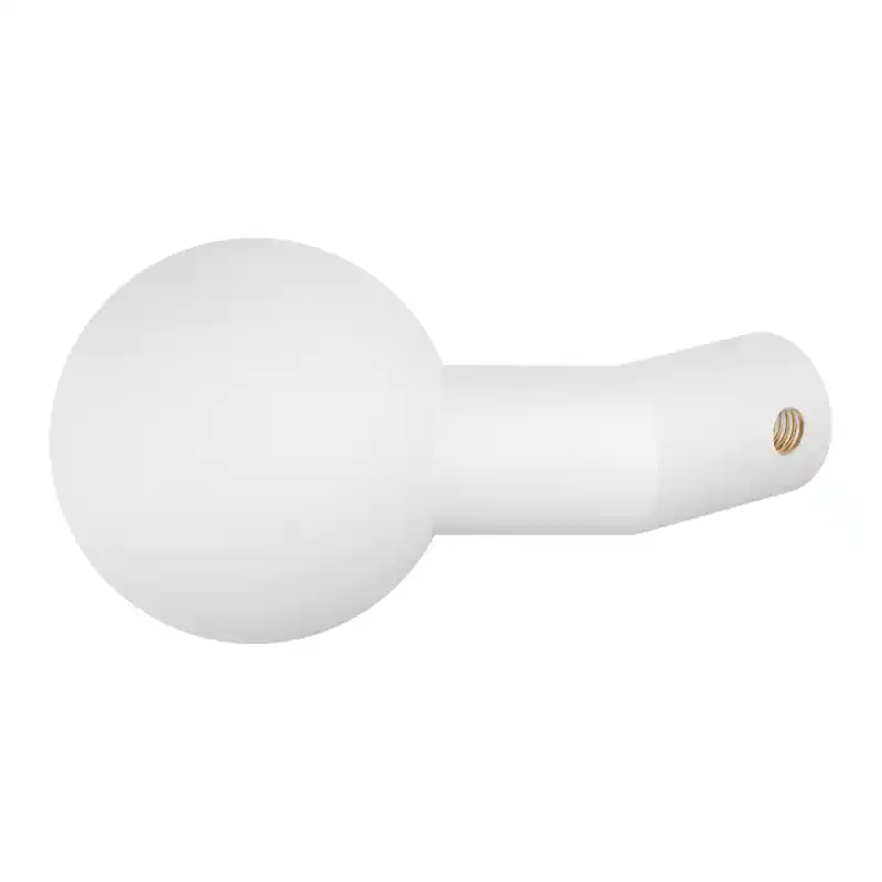 GPF8953.62 Wit verkropte kogelknop 55mm Lage Prijs