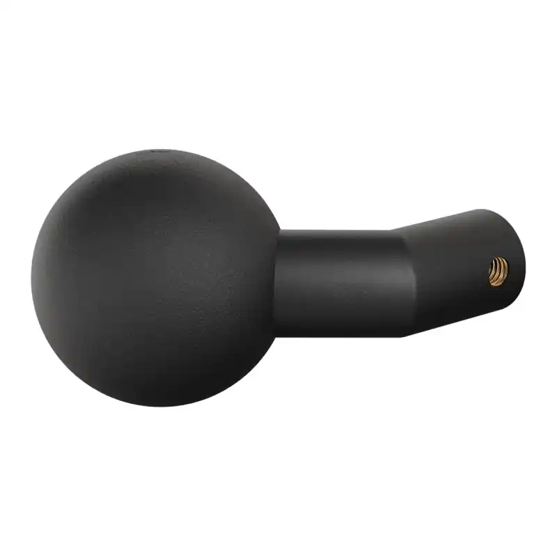 GPF8953.61 Zwart verkropte kogelknop 55mm Bestseller