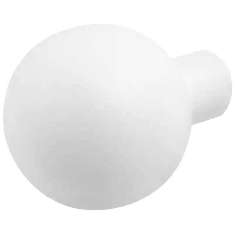 Koop Vandaag GPF8854.62 Wit kogel knop 50mm t.b.v. veiligheidsschilden vast