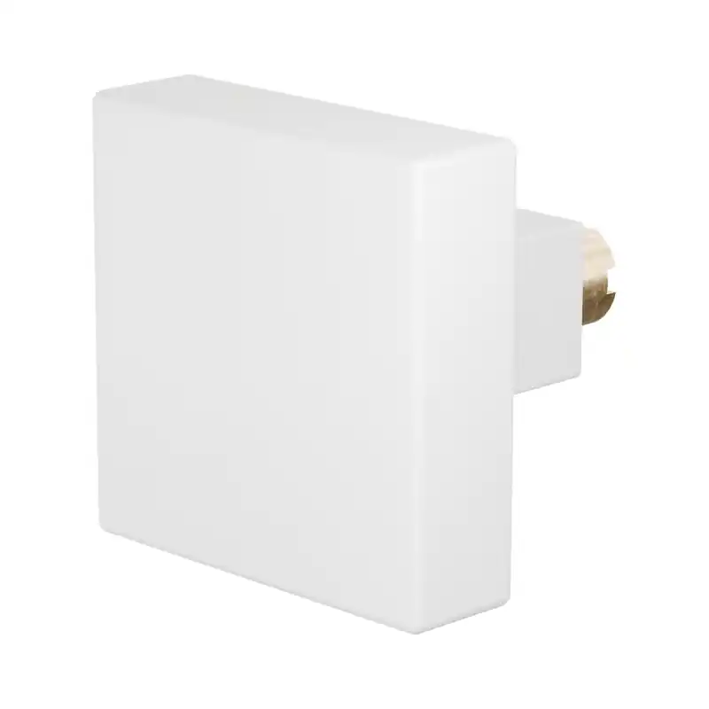 Flitsaanbieding GPF8856.62 wit vierkante knop 53x53x16mm t.b.v. veiligheidsschilden vast