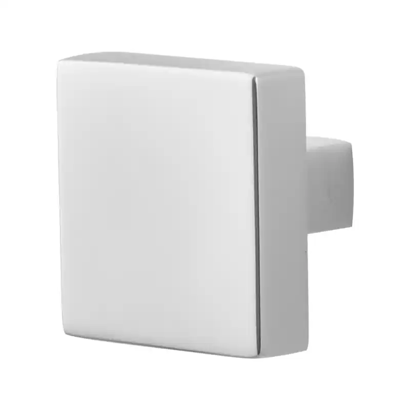 Koop Vandaag GPF9858.49 mat vierkante knop 60x60x16mm t.b.v. veiligheidsschilden vast RVS gepolijst