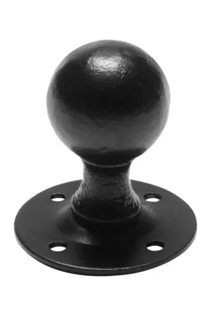 Beperkt Aanbod KP4085 knopkruk 44mm op rozet 63mm VAST smeedijzer