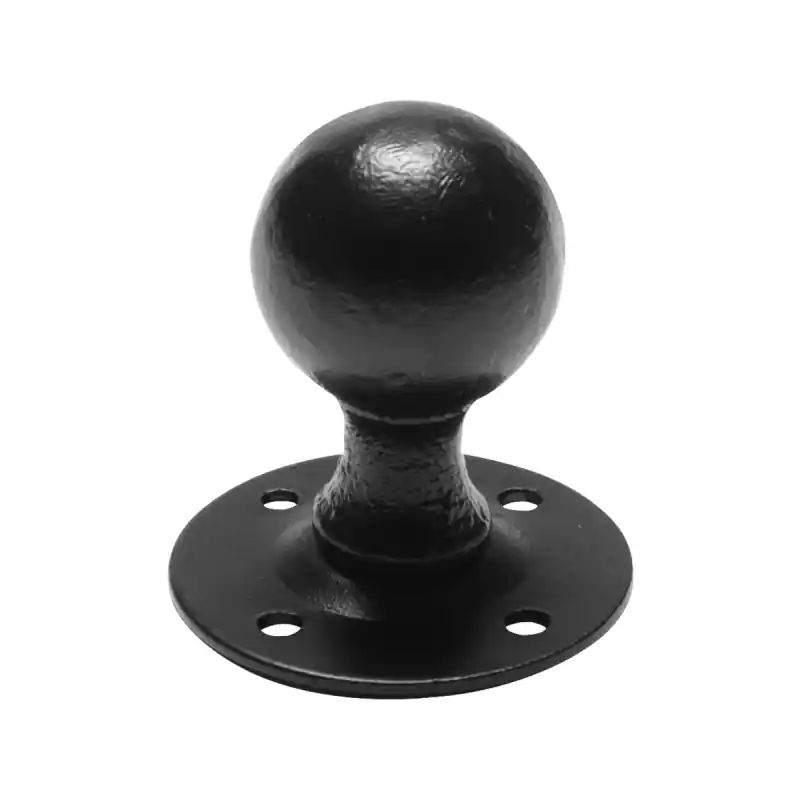 Beperkt Aanbod KP4085 knopkruk 44mm op rozet 63mm VAST smeedijzer