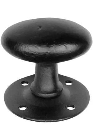 Rechtstreeks Van De Fabrikant KP4064 knopkruk 63x39mm op 60mm rozet vast smeedijzer