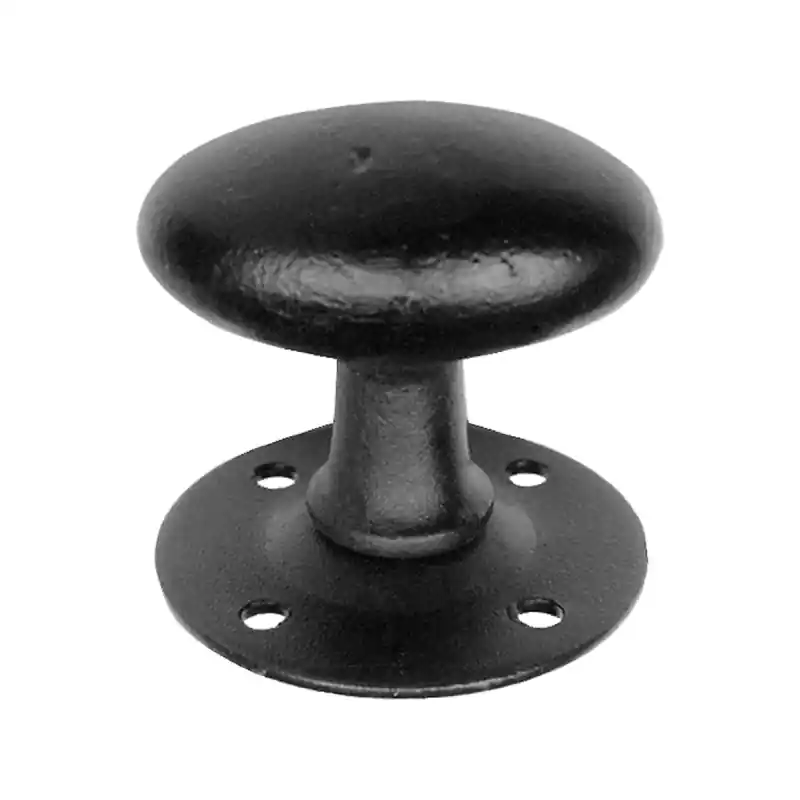 Rechtstreeks Van De Fabrikant KP4064 knopkruk 63x39mm op 60mm rozet vast smeedijzer