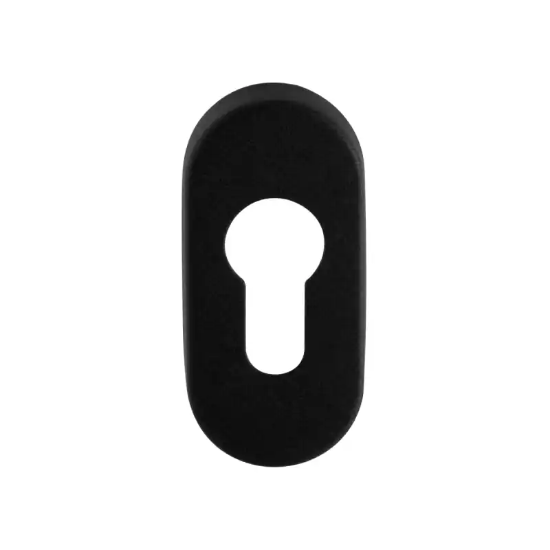 Populair Cilinderrozet GPF8902.04 70x32x10mm zwart