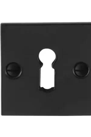 Voordeelprijs Sleutelrozet GPF6901.08 52x52x4mm smeedijzer zwart
