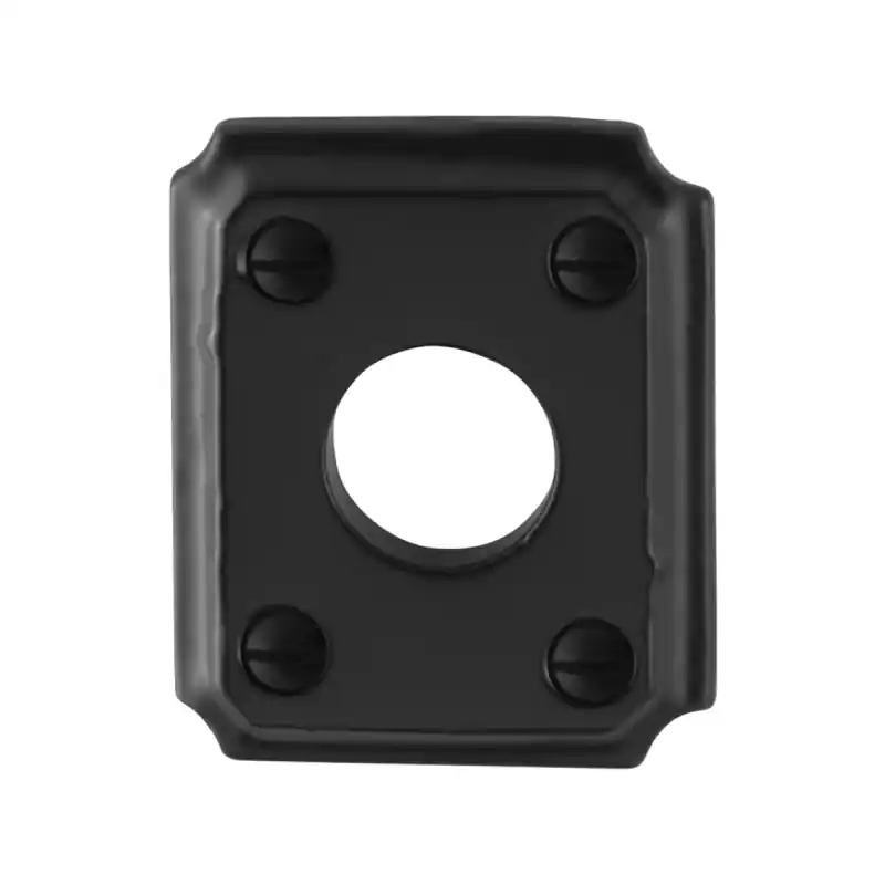 Rozet GPF6100.02 59x48x6mm smeedijzer zwart Favoriet