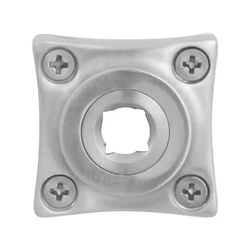 Gecertificeerd Rozet GPF1100.09 38x38x5mm RVS geborsteld