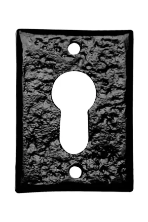 Koopje Cilinderrozet KP1400 70x50mm smeedijzer zwart
