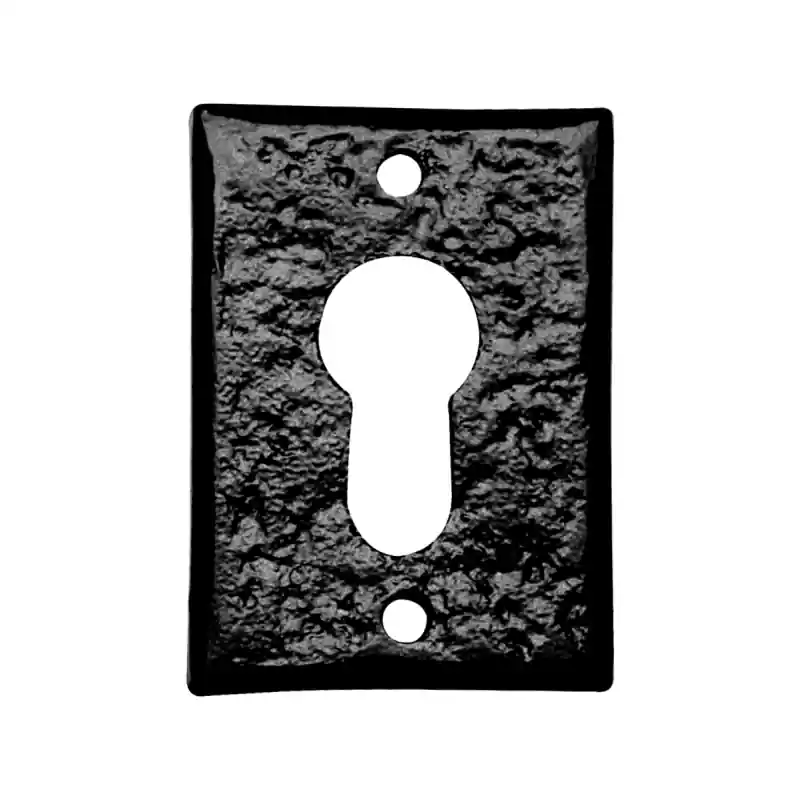 Koopje Cilinderrozet KP1400 70x50mm smeedijzer zwart