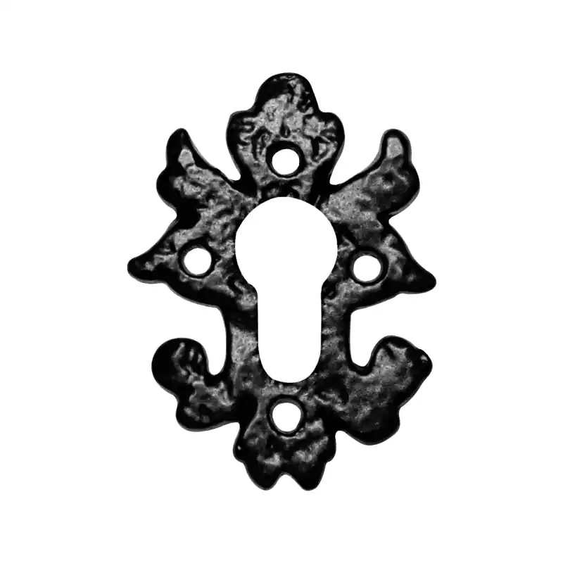 Cilinderrozet KP1063 82x60mm smeedijzer zwart Nu Kopen