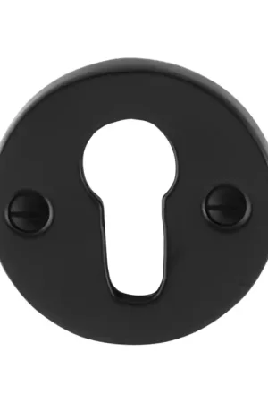 Weekendaanbieding Cilinderrozet GPF6902.05 51x4mm smeedijzer zwart